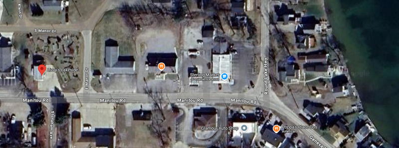 Livvys Lakeside (Daves Dairy King) - Aerial Map